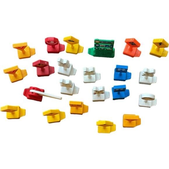 Mattel Fisher Price Geotrax Train Direction Signs Set Of 22 Bright Colors - Picture 5 of 9